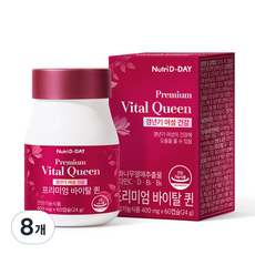 뉴트리디데이 프리미엄 바이탈 퀸 갱년기 영양제 24g, 60정, 8개