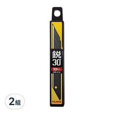 TaJIma 田島 30度角美工刀片 CBE-K10 10片, 2組