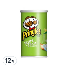 프링글스 양파맛, 53g, 12개