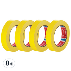다다 칼라 마스킹테이프 노랑 20 mm x 20 m, 8개 8개