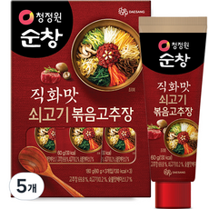 청정원 순창 직화맛 쇠고기 볶음고추장 3p, 5개, 180g