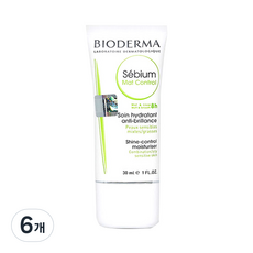 바이오더마 세비엄 매트 컨트롤 수분 크림, 30ml, 6개