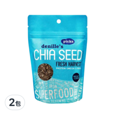 denille's picks 奇亞籽 Chia Seed, 含蛋白質 Omega-3 纖維, 150g, 2包