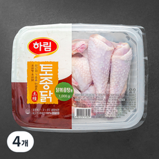 하림 토종닭 닭볶음탕용, 1000g, 4개