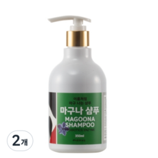 유정룡효소과학 마구나 샴푸, 350ml, 2개