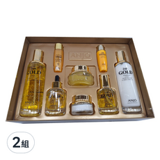 ANJO 24K黃金保養禮盒組2組,保濕修護透亮肌膚,臉部面部肌膚護理, 2組