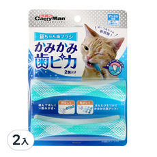 CattyMan 貓用彈跳精靈, 2入, 貓咪潔牙玩具, 貓咪口腔護理, 貓咪牙齒清潔