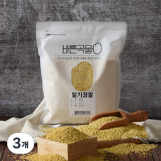 바른곡물 국산 찰기장쌀, 800g, 3개
