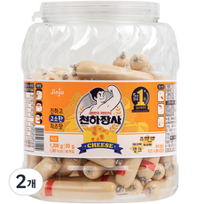 천하장사 치즈 소시지 60p, 1.2kg, 2개