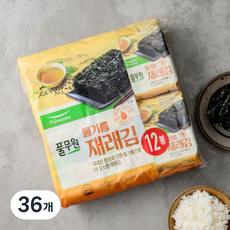 풀무원 들기름 재래도시락김, 60g, 3개