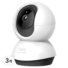 타포 2K QHD 회전형 스마트 홈 WiFi 카메라 실내용, Tapo C220, 3개