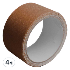 PVC 미끄럼 방지 안전 테이프 갈색 폭 5cm x 길이 5m, 4개