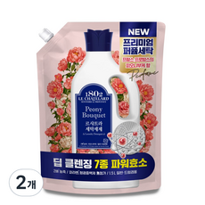 르샤트라1802 세탁세제 피오니부케 리필, 2개, 1.5L - 르샤또