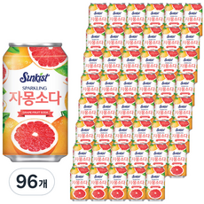 해태htb 썬키스트 자몽소다, 355ml, 96개