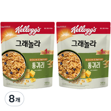 켈로그 통귀리 그래놀라, 500g, 8개