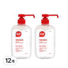 비앤비 젖병세정제 액상형, 600ml, 12개