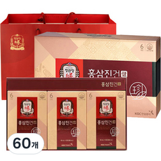 정관장 홍삼진건 파우치 + 쇼핑백, 40ml, 60개