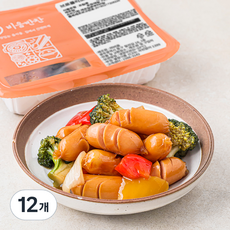 비움반찬 브로콜리소시지야채볶음, 160g, 12개