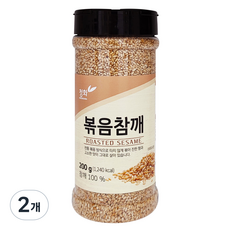청화농산 볶음참깨, 2개, 200g