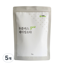 소다스쿨 투플러스 베이킹소다, 5개, 3kg