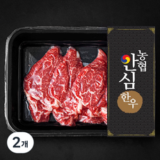 농협안심한우 안심 1+등급 구이용 (냉장), 200g, 2개 200g, 2개