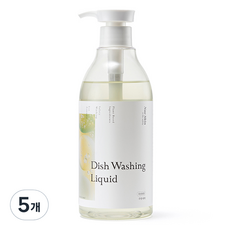 Naskin廚房洗碗精, 5個, 500ml
