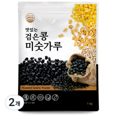 배대감 맛있는 검은콩미숫가루, 1kg, 2개