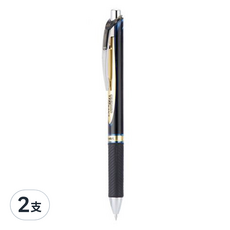 Pentel 飛龍文具 ENERGEL 自動極速鋼珠筆 BLP75-CX,藍色,2支