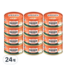 인터펫코리아 야옹이맘마 고양이 간식캔 160g, 흰살참치 + 연어 혼합맛, 24개 흰살참치 + 연어 혼합맛, 24개