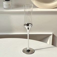 American Road經典鉻質細長氣泡酒杯 銀色 HR1733, 1個, 130毫升