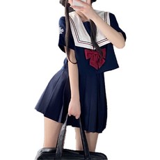 Apple 女款日本水手服 JK 制服角色扮演套裝