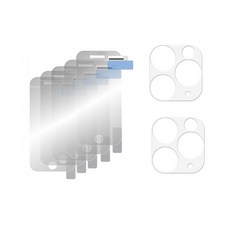 퍼펙트쉴드 3D 풀커버 휴대폰 액정보호필름 5p + 카메라렌즈 강화유리 보호필름 투명 2p, 1세트