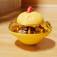 개과천선 고양이 꼬꼬 간식볼 장난감, 망고옐로우, 1개