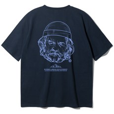 앨빈클로 빅사이즈 마운티널스 소묘 오버핏 반팔티 BE53806