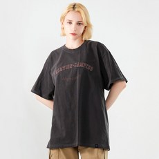 고스트리퍼블릭 여성용 우먼스 캠핑 피그먼트 루즈 오버핏 반팔 티셔츠 WT29103