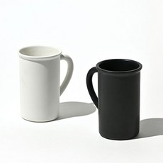 에라토 스탠다드 롱 도자기 손잡이 머그컵 450ml, 믹스, 2개