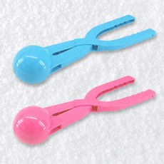 스투피드 스노우볼 메이커 눈집게 만들기 눈덩이 대형 36cm, 랜덤발송, 2개