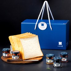 도제식빵 600g + 샹달프 잼 28g x 5종 + 트라몬티나 커트러리 선물세트, 1세트