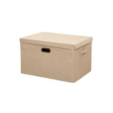 라벤더 라우라 접의식 수납박스 XL 58 x 40 x 35 cm, XL-58 x 40 x 35, 베이지, 1개