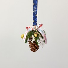 Sonio松果聖誕節室內裝飾裝飾, 10 原版藍色, 1個
