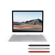 마이크로소프트 2020 Surface Book3 13.5 + 서피스펜 번들 패키지, 플래티넘, 코어i7, 256GB, 16GB, WIN10 Home,