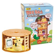 아가플러스 햄찌와 나무집 피규어 랜덤 박스, 2세트