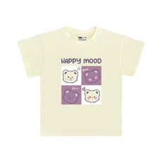 키즈크루 아동용 해피무드 반팔 티셔츠