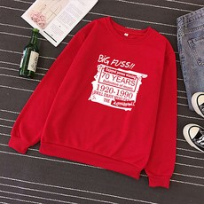 리얼샷 프린팅 임산부 맨투맨