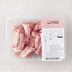 근본육 한돈 등갈비 찜 구이용 (냉장), 500g,