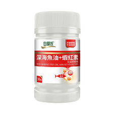 BRAND'S 白蘭氏 深海魚油 蝦紅素, 30顆, 750mg, 1罐