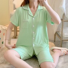 Bintem簡約色彩哺乳睡衣