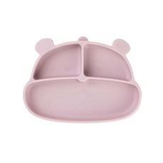 쿠코파마 먹자곰 유아 식판, 식판만, 베이비핑크, 1개