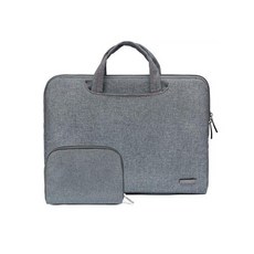 심플 슬림 비지니스 아이패드 태블릿 노트북 가방 + 파우치 세트, 4
