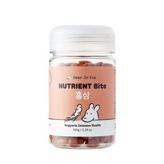 디어닥터킴 강아지 뉴트리언트 바이트 영양제 홍삼 150g, 활력, 1개